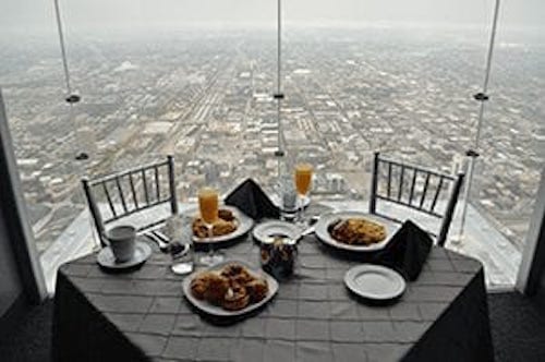 Breakfast on the Ledge
